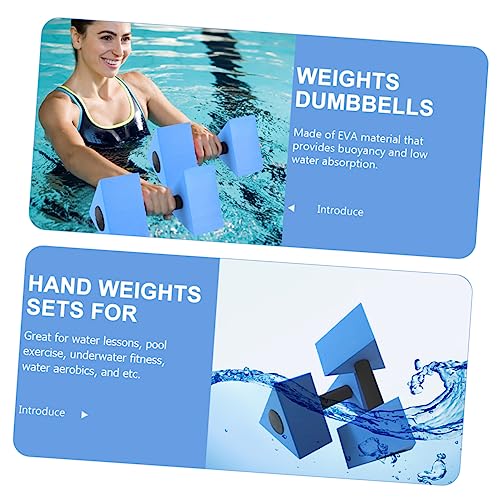 Pesas de agua para aeróbicos en piscina 2 piezas miniatura 3