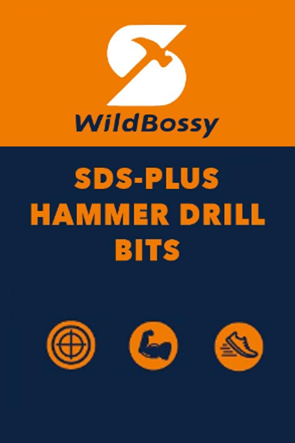 SDS Plus Drill Bits - 5PC Set for Concrete & Stone -6 SDS Plus Drill Bits - 5PC Set for Concrete & Stone -6