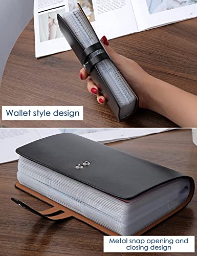 Image of Credit Card Holder, Card Holder for Man, Large Capacity 96 Card Slots Organizer, Business Professionals and Travelers, Secure Storage for Credit Cards and Documents