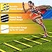 Yes4All Speed Training Equipment Set: 15ft Agility Ladder, Resistance Parachute, 5 Agility Hurdles, 12 Disc Cones with Carry Bag/Strap