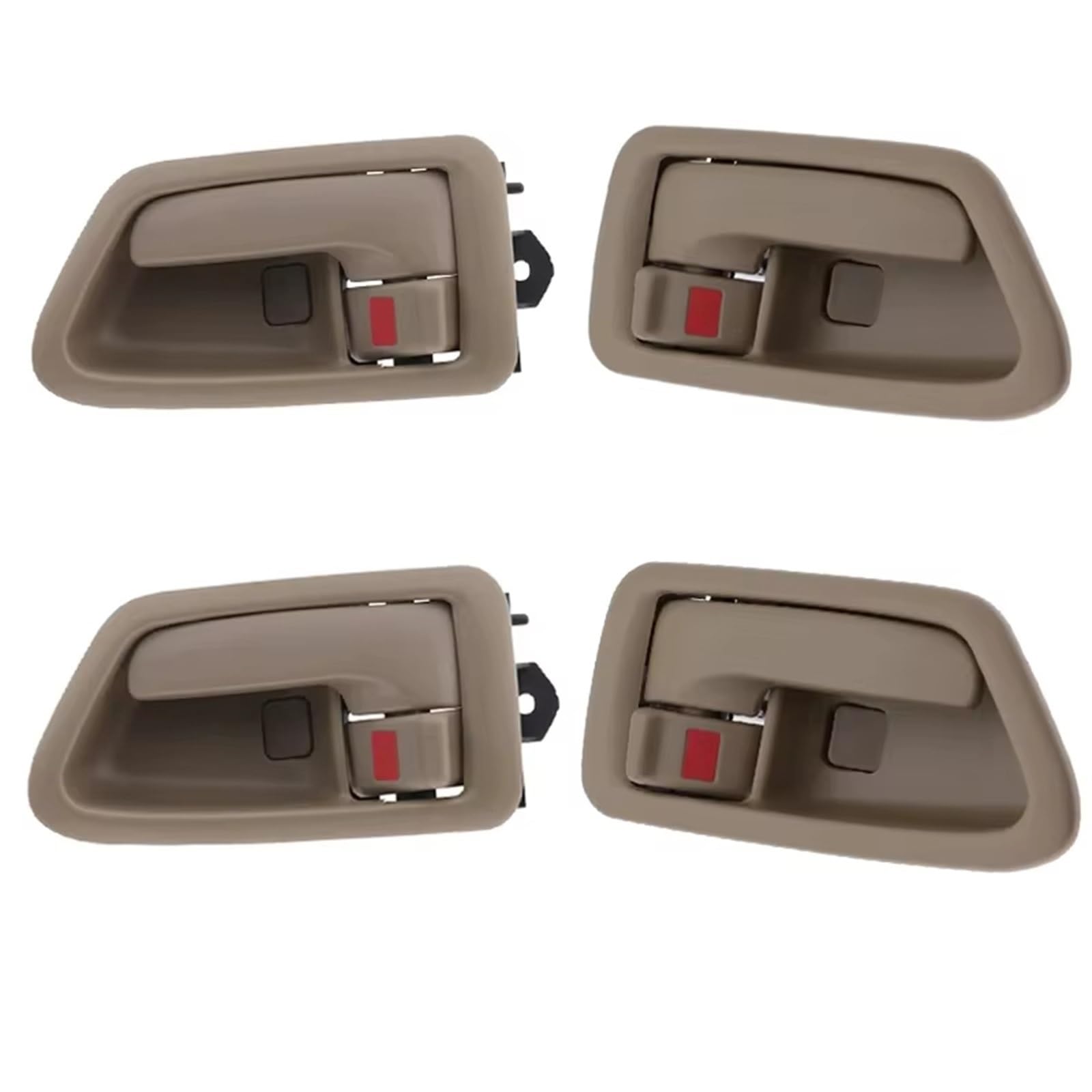 Zjyzyq Left Side Interior Door Handle Side Car For Toyota For Camry 1997 1998 1999 2000 2001 69277-33020 69278-33020 Front Rear Right Left Inside Door Bezel Handle With(Left Side)