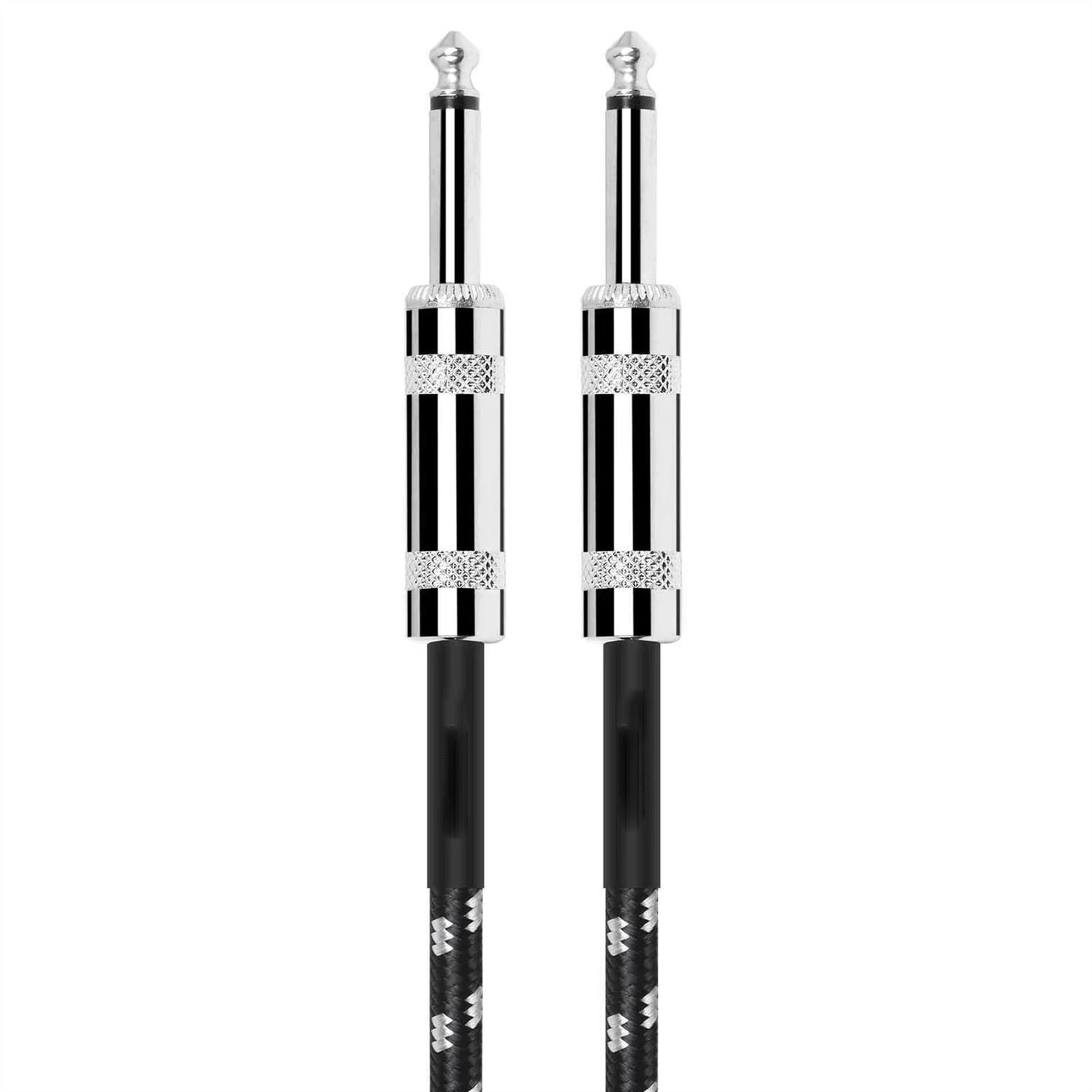 Wysokiej jakości kabel basowy do instrumentów elektronicznych 1/4 kątowy do kąta prostego do mandoliny elektrycznej Złącze Audio Instrumentu Gitarowego (Color : 3, Size : 7.5 m)