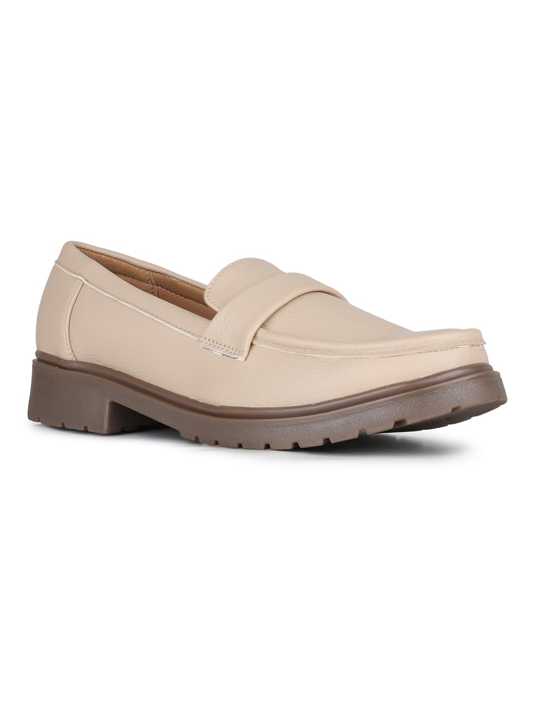 inc.5 Womens Women Beige Casual Solid Round Toe Loafers Loafer-picture-22