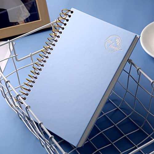 Yoment Hardcover Spiral Notebooks A5 150 Sheets 1 Subject College Ruled Notebooks For Office Meeting Notebook College Essentials Composition Notebook Wire Bound Journal School Supplies (A5Blue) #TOP6