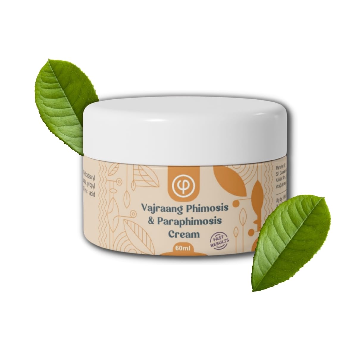 VAJRAANG Phimosis & Paraphimosis Cream – Steroid-Free Skin Recovery | Relieves Skin Tightness, Reduces Discomfort | for Daily Use | 60-Day Tube (1)