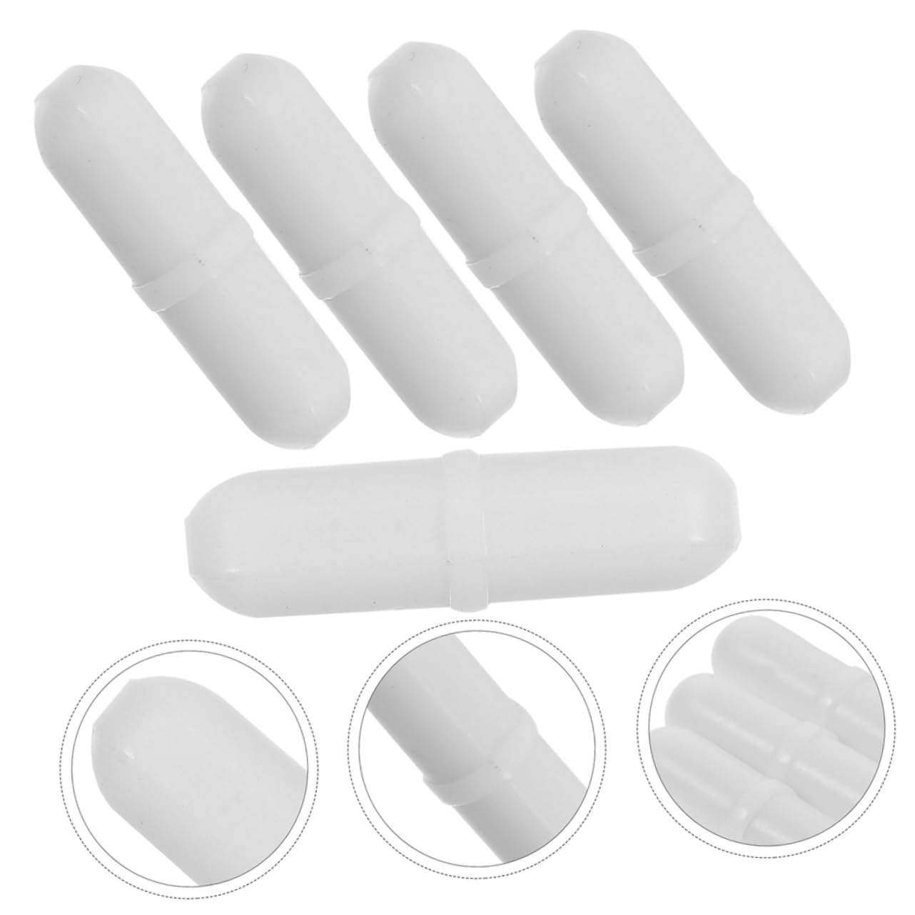 Gatuida 25pièces Barre Agitation Magnétique Ptfe De Agitateur De Laboratoire Pour Mélanges Et Réactions Scientifiques Forme Et Performance Optimale