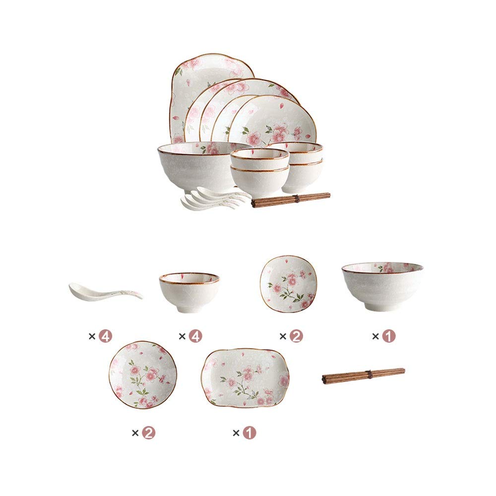 Ceramiczny zestaw obiadowy Zastawa do kuchni i jadalni Trwały zestaw naczyń kuchennych Zestaw talerzy i misek niezawierających BPA Można myć w zmywarce