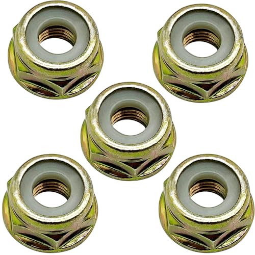 10 Tuercas Universales de Rosca Izquierda M10 x 1,25 - Repuesto para Desbrozadoras y Cortabordes - Compatibles con Greenworks...