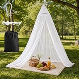 Moustiquaire de Voyage avec Sac de Voyage, Suspendu Filet Anti Moustiques Protection de Voyage et...