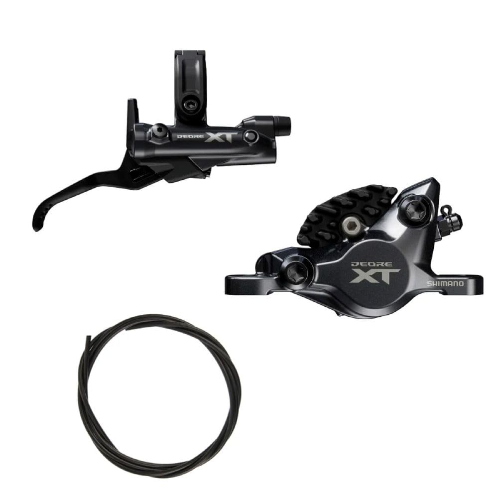 Shimano Disc Brake Set Front negro BL-​M8200(L), BR-​M8200(F) componente de freno para seguridad en ruta con rendimiento equilibrado
