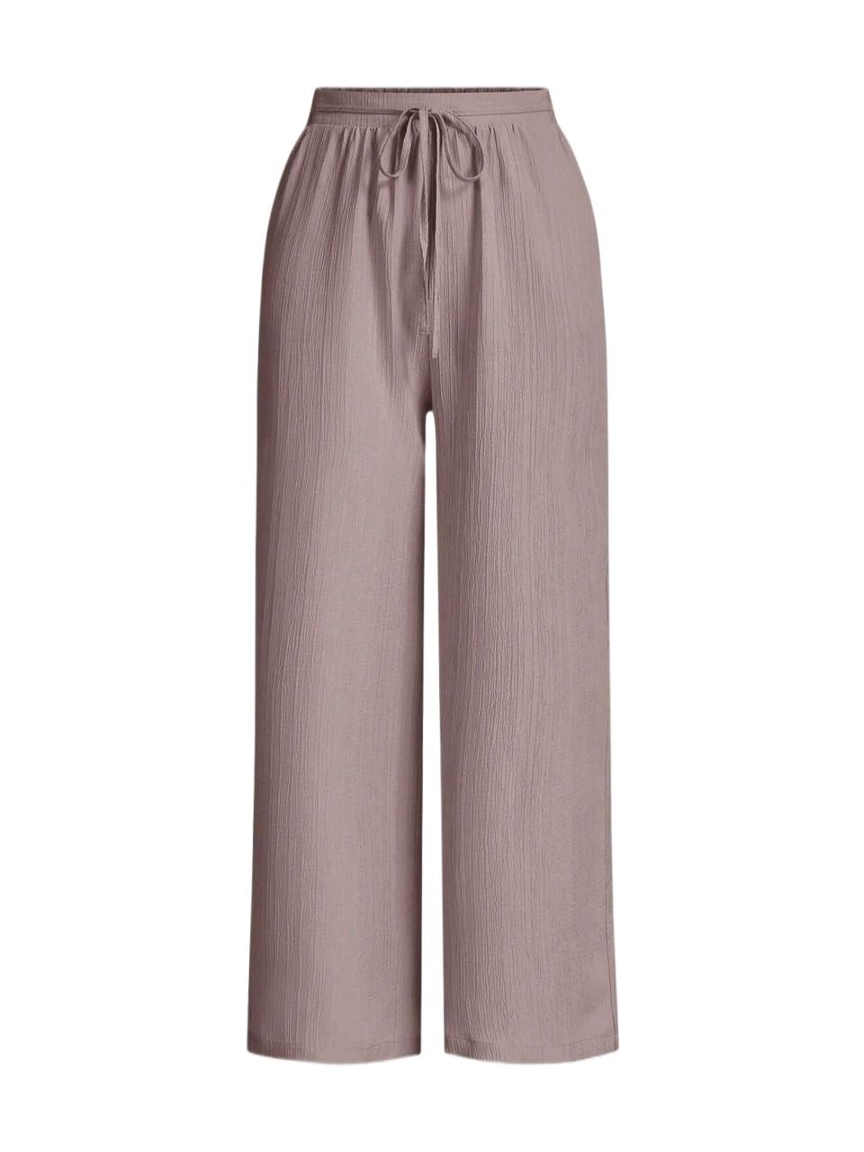 Womens Fall 3packs Summer Pants Solid Color Loose Casual Pants Trousers