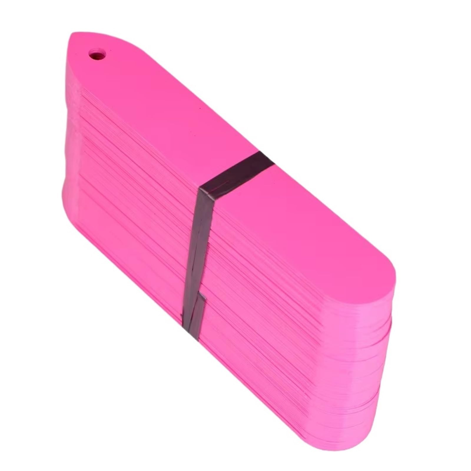 Pflanzenschilder 50 Stück 1,8 x 10 cm Pflanzenanhänger mit 4 mm Loch, Garten- und Kindergartenetiketten, Topfmarkierungen for Saatschalen, wasserdicht, wiederverwendbar(Pink)