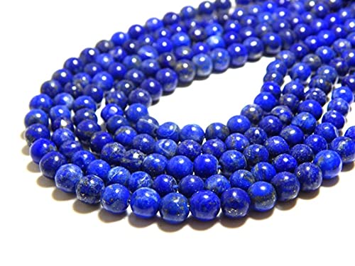Lapis lazuli smooth beads round 5mm pour éviter les perles irrégulières