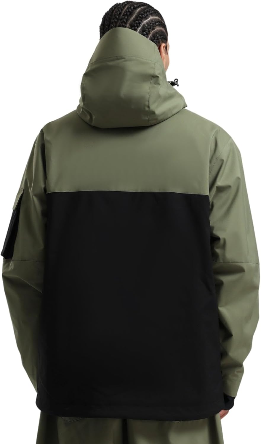 GSOU SNOW Men Ski Jacket Snowboard Waterproof Baggy Snow Coat Warm Winter Sport Hooded - Image 2