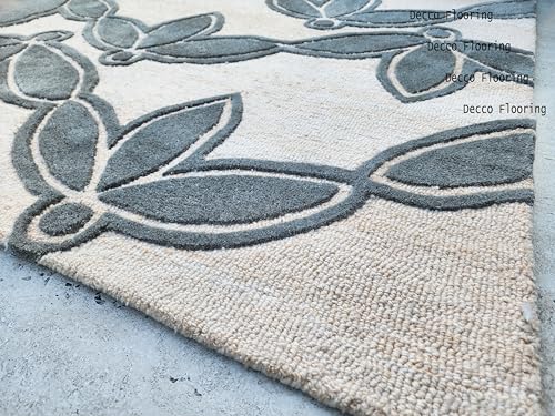 Image of Soft Pure Woolen Modern Collection Tufted Carpet for Living Room,Bedroom'Kitchen and Hall (7 X 10) Feet