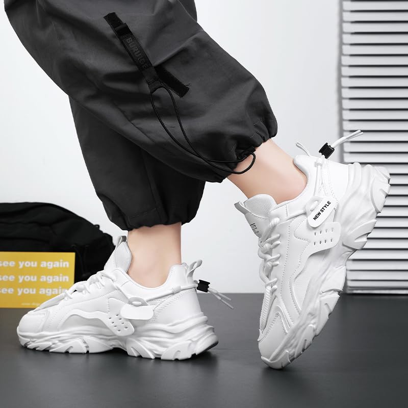 Mens Sneakers, Arch Support Slip On Fashion Sneakers for Men, Comfortable Non Slip Casual Waking Shoes，Versatile, Breathable and Comfortable，Shoes size6.5-103