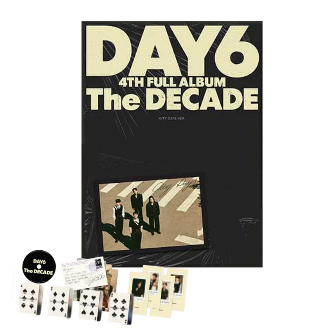DAY6 The DECADE Coffret CD City Days Ver le cadeau idéal avec livre photo inclus