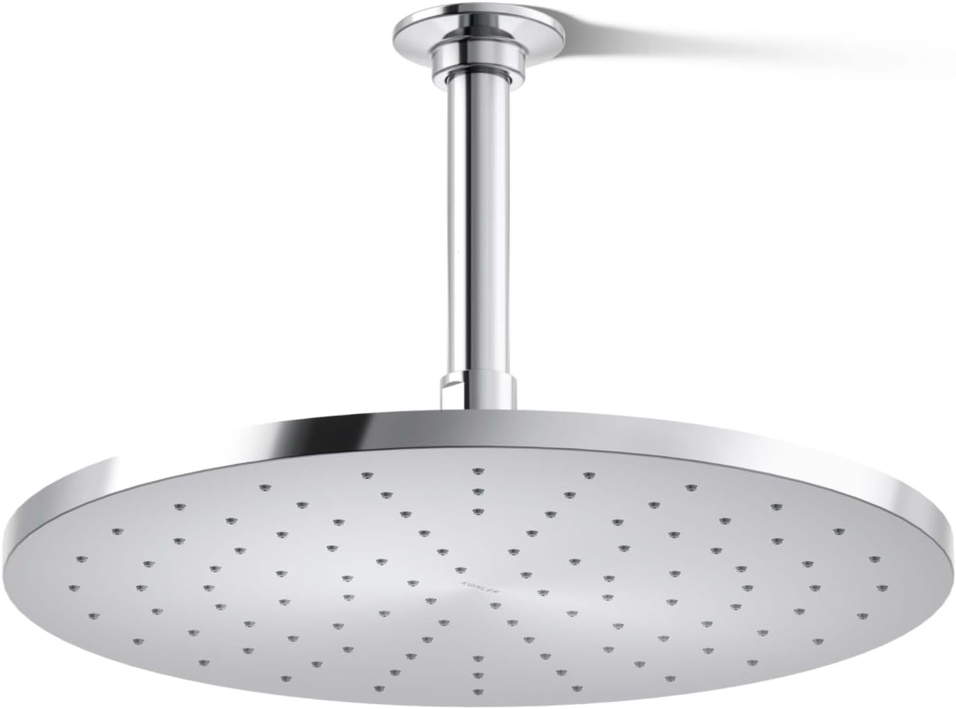 13690-CP Contemporary Round 12" single-function rainhead, 2.5 gpm, Polished Chrome