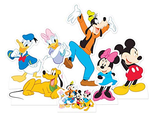 empireposter Mickey Mouse – Table Tops – Présentoir en carton – 7 petites présentations de table – Décoration de fête