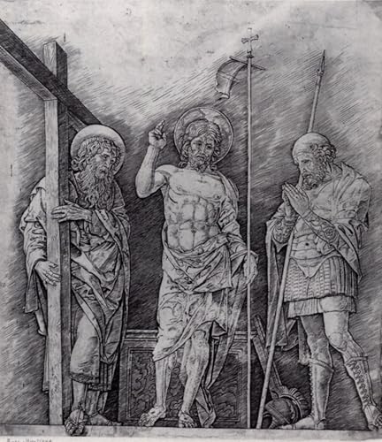 Tableaux Posters Impression Toile Résurrection du Christ Mantegna Décoration Maison 60x90cm