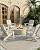 SUUNYN Folding Adirondack Chair with Retractable Ottoman, Weather Resistant Fire Pit Chair Patio Chair with 2 Cup Holder Lawn Outdoor Lounge Chair (White)