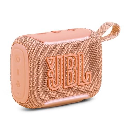 Image of JBL Go 5 - Ultra-Portable Waterproof & Drop-Proof Speaker with JBL Legendary Sound & Ambient Edge Lighting, AirTouch Instant Stereo Pairing or Link Multiple Compatible Speakers via Auracast (Orange)