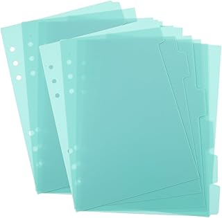 TEHAUX 12Pçs Bloco De Notas Bloco De Notas Clipes De Fichário Abas De Bloco De Notas Divisórias Para Fichário Divisor De Fichário Divisor De Bloco De Notas Abas Destacáveis