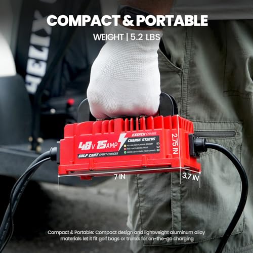 EXEFCH 48V 15A Charger for Club Car Precedent 48V charger review - Lead Acid Image 5