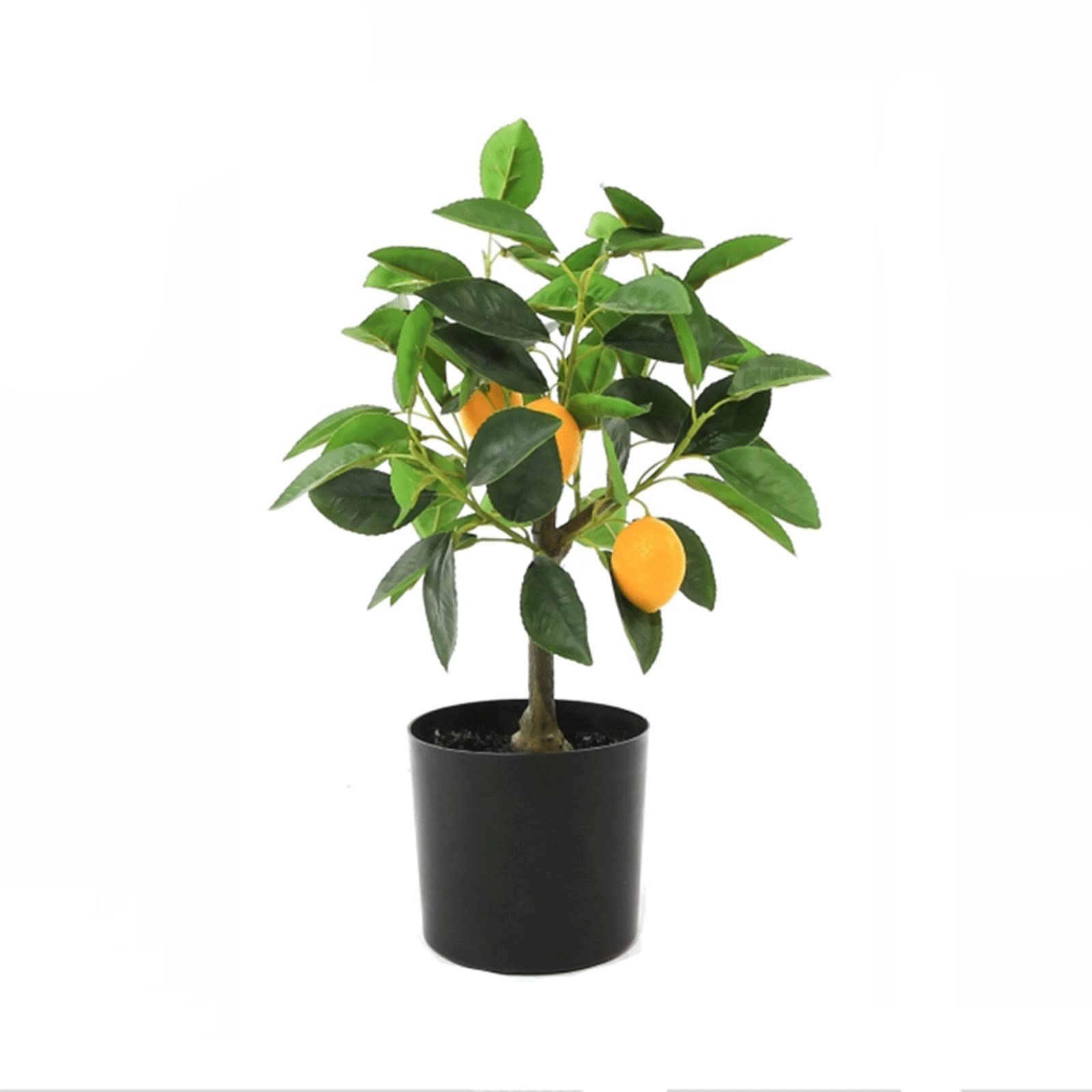 AYCDL Artificial Plants Indoor Artificial Lemon Potted Tree 17inch Beautiful Artificial Lemon Tree Plant Decoration Garden Party Artificial Tree Fake Plant,