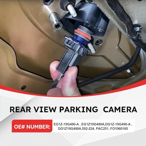 Image of EG1Z-19G490-A Rear View Assist Parking Back Camera for Ford Taurus 2013-2019 Replace# EG1Z-19G490-A, EG1Z19G490A, DG1Z-19G490-A, DG1Z19G490A, 592-224, PAC251, FO1960165