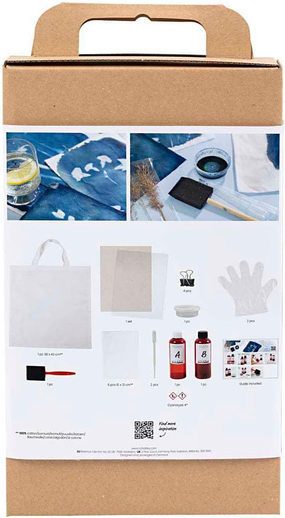 Creativ Company Cyanotypie Blue Textile Hobby Kit - Creative Toy Set