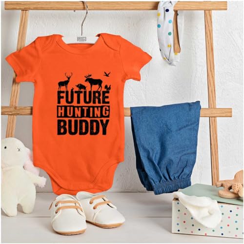 Brisco Brands Future Hunting Buddy Little Hunter Baby Romper Boys or Girls3