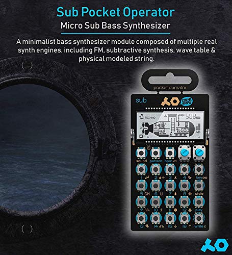 Teenage Engineering PO-14 Pocket Operator Sub Bass Synthesizer with Integrated Stand Mount Bundle with CA-X Generic Silicone Case