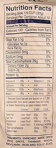 Moss Water Ground White Corn Grits 5 Lbs #TOP1