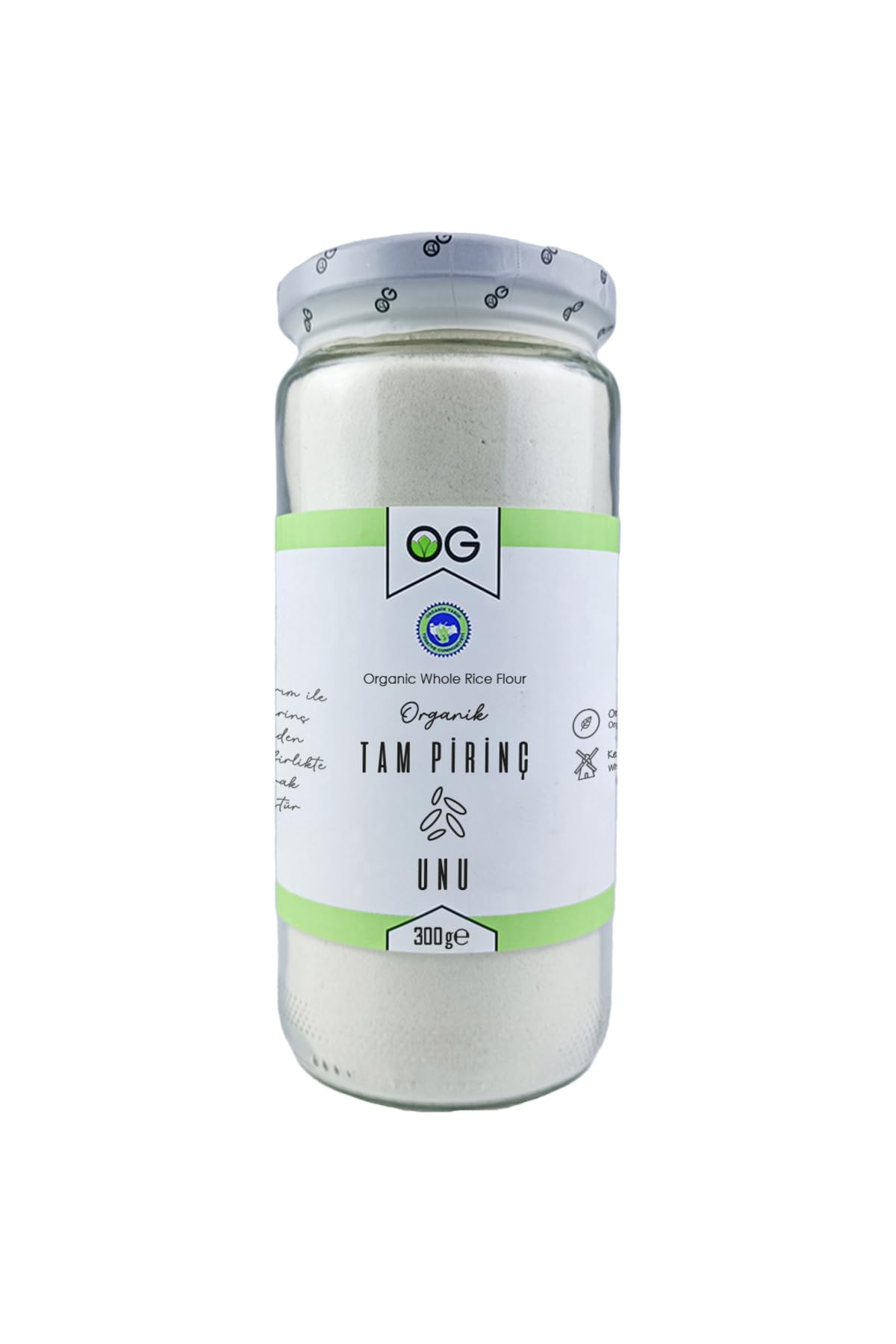 OG Organik Tam Pirinç Unu 300 gr