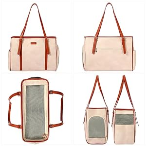   Fashion-Dog-purse-Pet-Carrier-Leather-Bag-for-Small-Dogs-Cats-Puppy-Portable-Tote-Bag-Airline-Approved-Soft-Sided-Carriers-Beign