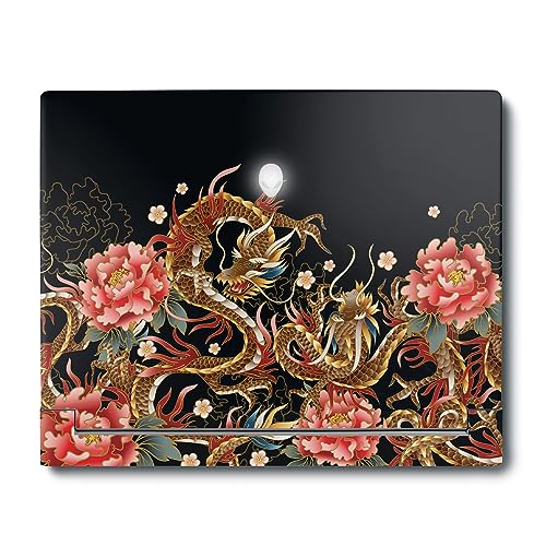 Image of MightySkins Skin Compatible with Alienware X16 R1 (2023) Full Wrap Kit - Stitch Dragons | Protective, Durable, and Unique Vinyl Decal wrap Cover | Easy to Apply & Change Styles | Made in The USA