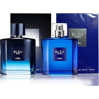 L'Bel Bleu Duo Set: Bleu Intense and Bleu Night Parfum/Perfume 100 ml / 3.3 fl.oz. each