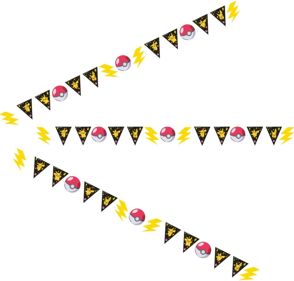 amscan-9917111-officially-licensed-pok-mon-kids-birthday-party-pennant-banner-decoration-3-3m-amazon-in-toys-games for Free Printable Pokemon Birthday Banner Amscan 9917111 - Officially Licensed Pokémon Kids Birthday Party Pennant Banner Decoration - 3.3m : Amazon.in: Toys & Games for Free Printable Pokemon Birthday Banner
