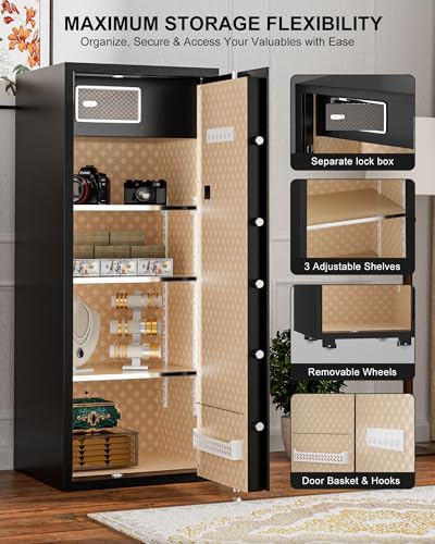 Image of TIGERKING Extra Large Safe for Home 17.6 Cu Ft, 235 lb Heavy-Duty Steel