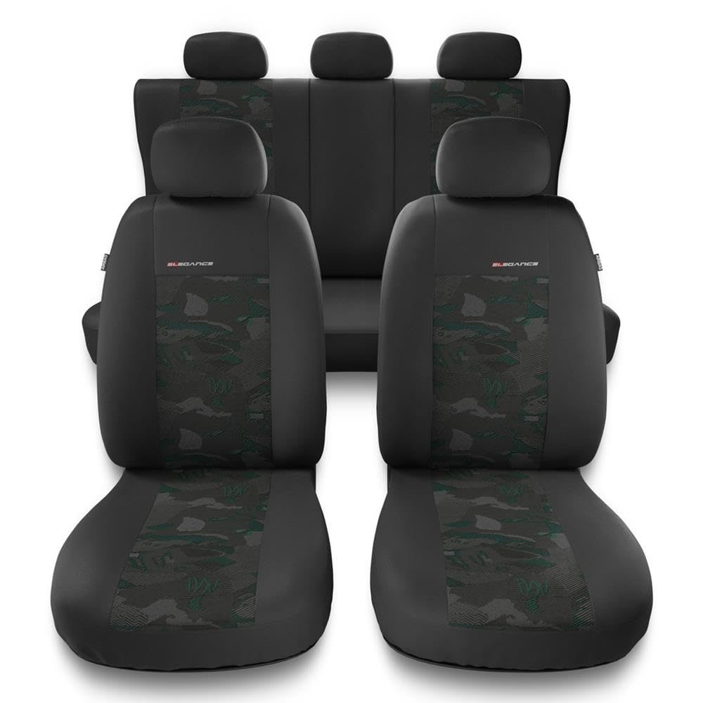 Mossa Fundas Asientos Coche aptas para Mitsubishi L200 1993-. UNE-GR | Pick-Up, I, II, III, IV, V, VI