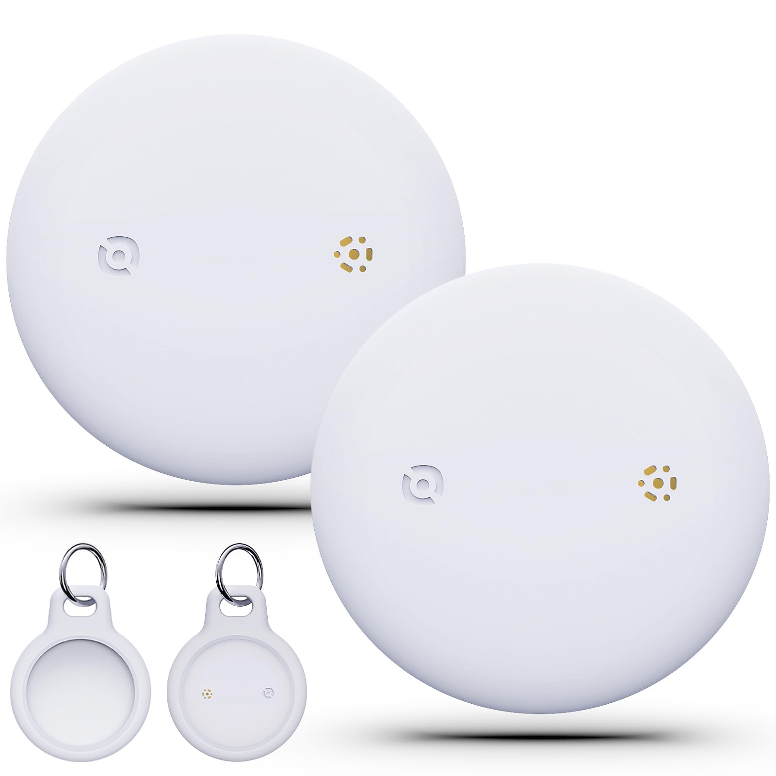WAFTING Tracker Tag per Android (SOLO Android), Localizzatore per chiavi Compatibile con Google Find My Device, tag di tracciamento per chiavi/valigie/bagagli, 2 Pack