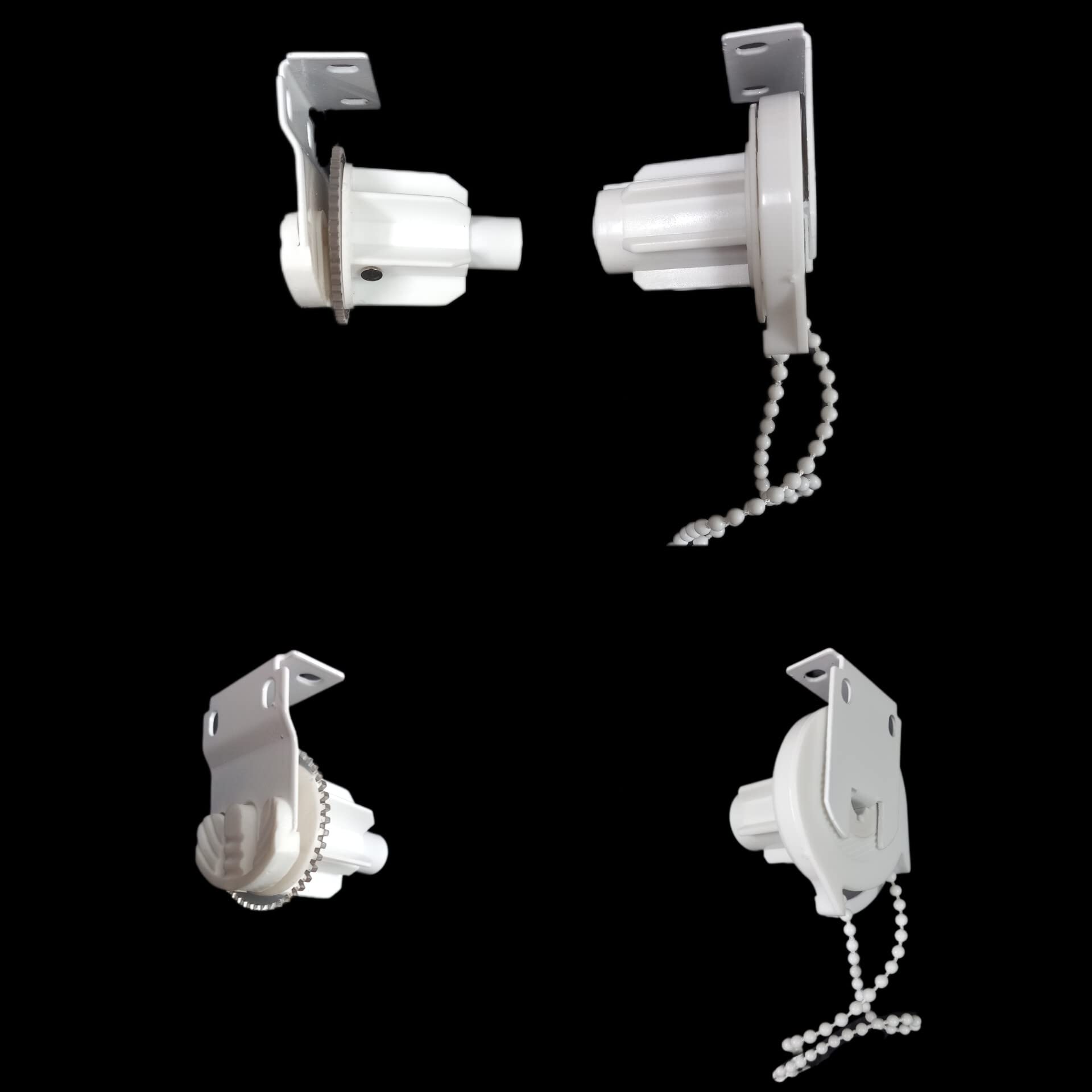 Pack of 1 Roller Blinds Accessories (Release Gear Control Unit) : Release Gear Control Unit, 2 Brackets, 2.4 Meters Beaded Chain, 2 end Caps & Chain Stopper (1) — Amazon image 4