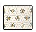 Produktbild Bees Line Mauspad mit Wabenmuster, Naturkautschuk, Bedruckt mit genähten Kanten, Bees Line Honeycomb, Einheitsgröße