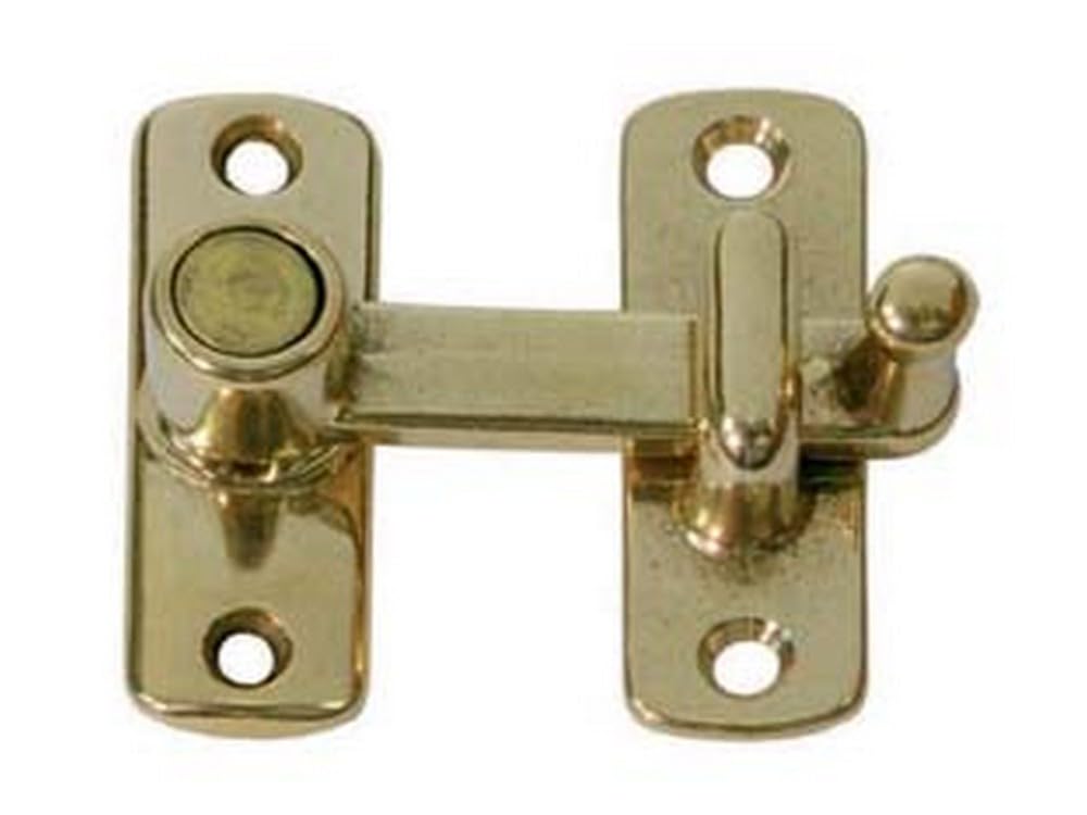 10PZ TAVELLINI A SCATTO LISCIO CON INCONTRO IN OTTONE LUCIDO - incontro mm.5h.