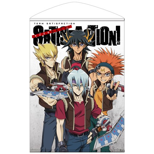 遊☆戯☆王5D's チームサティスファクションの満足しようぜ! B2タペストリー 約72.8cm×51.5cm