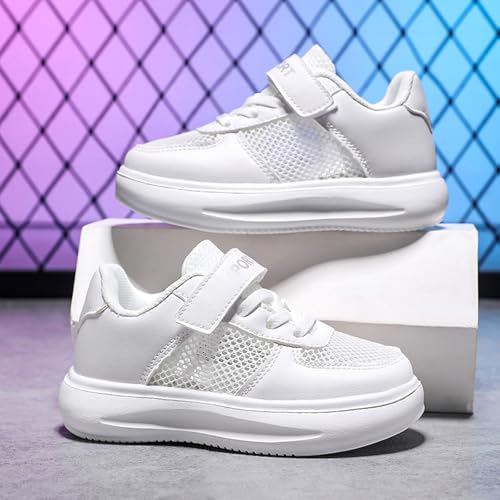 Boys Girls Sneakers Kids Shoes Soft Sole Lightweight Comfy Lace-up Athletic Shoes for Toddler/Little Kid/Big Kid3