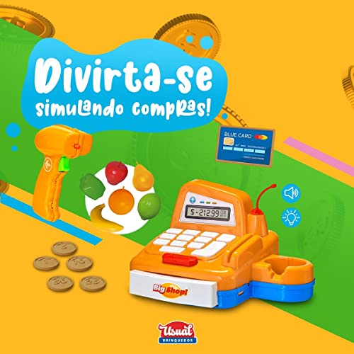 Registradora Big Shop Com Som E Luz (+app) Usual Brinquedos Sortidos