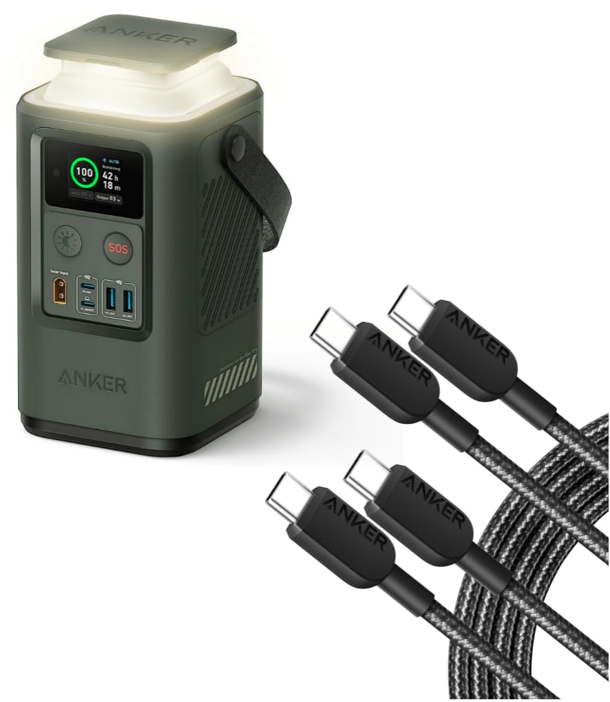 Anker USB C Cable USB C to USB C Cable 6ft 2 Pack 60W 3A USB C Charger