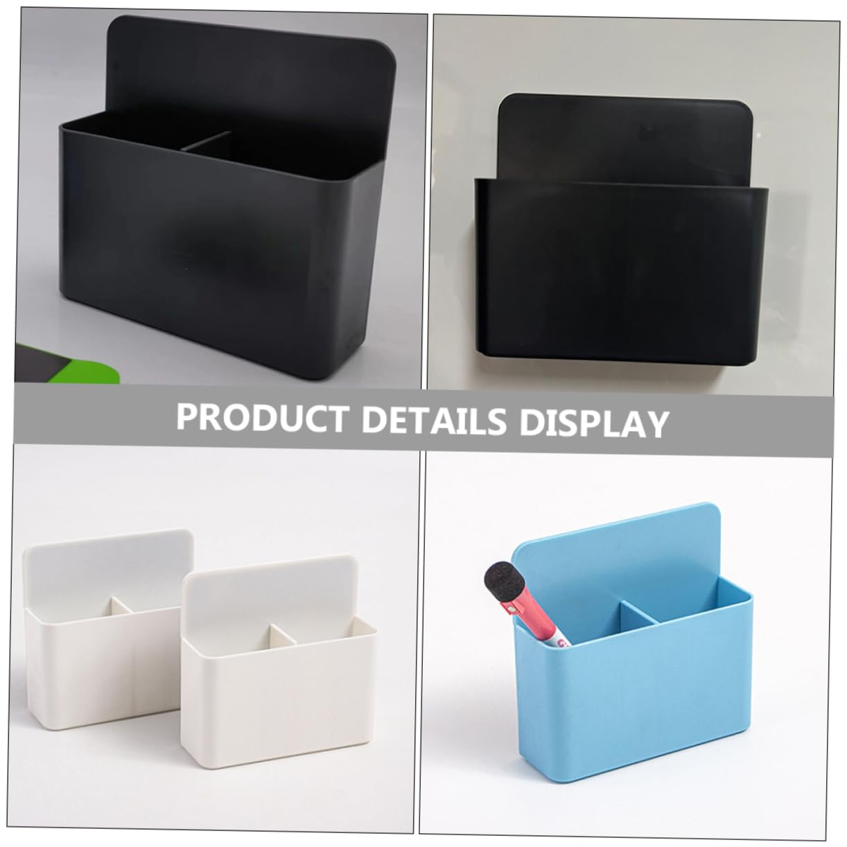 Happyyami 3pezzi Portapenne Magnetico Autoadesivo Da Portamatite Magnetici Per Lavagna Organizer Per e Piccoli Oggetti